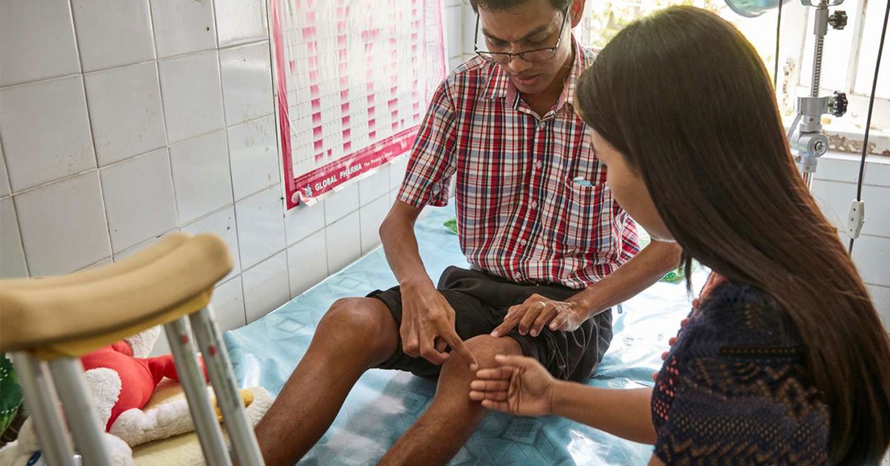 Myo Aung lebt in Myanmar und hat Hämophilie A mit Hemmkörpern.